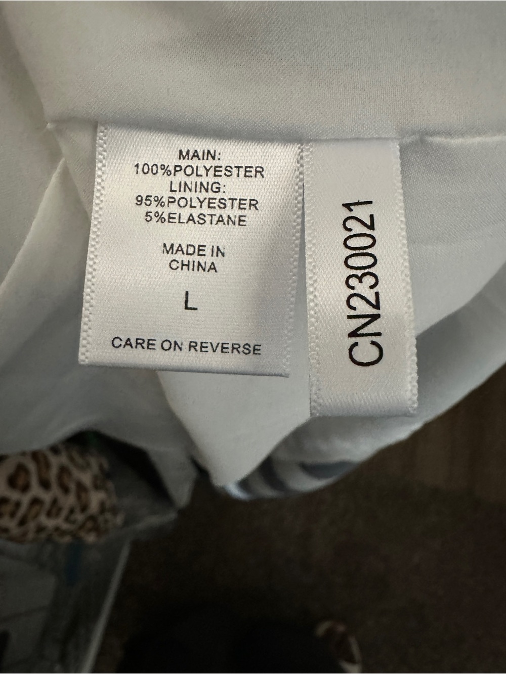 New York & Company Black & White Striped Wrap Dress - Picture 5 of 5